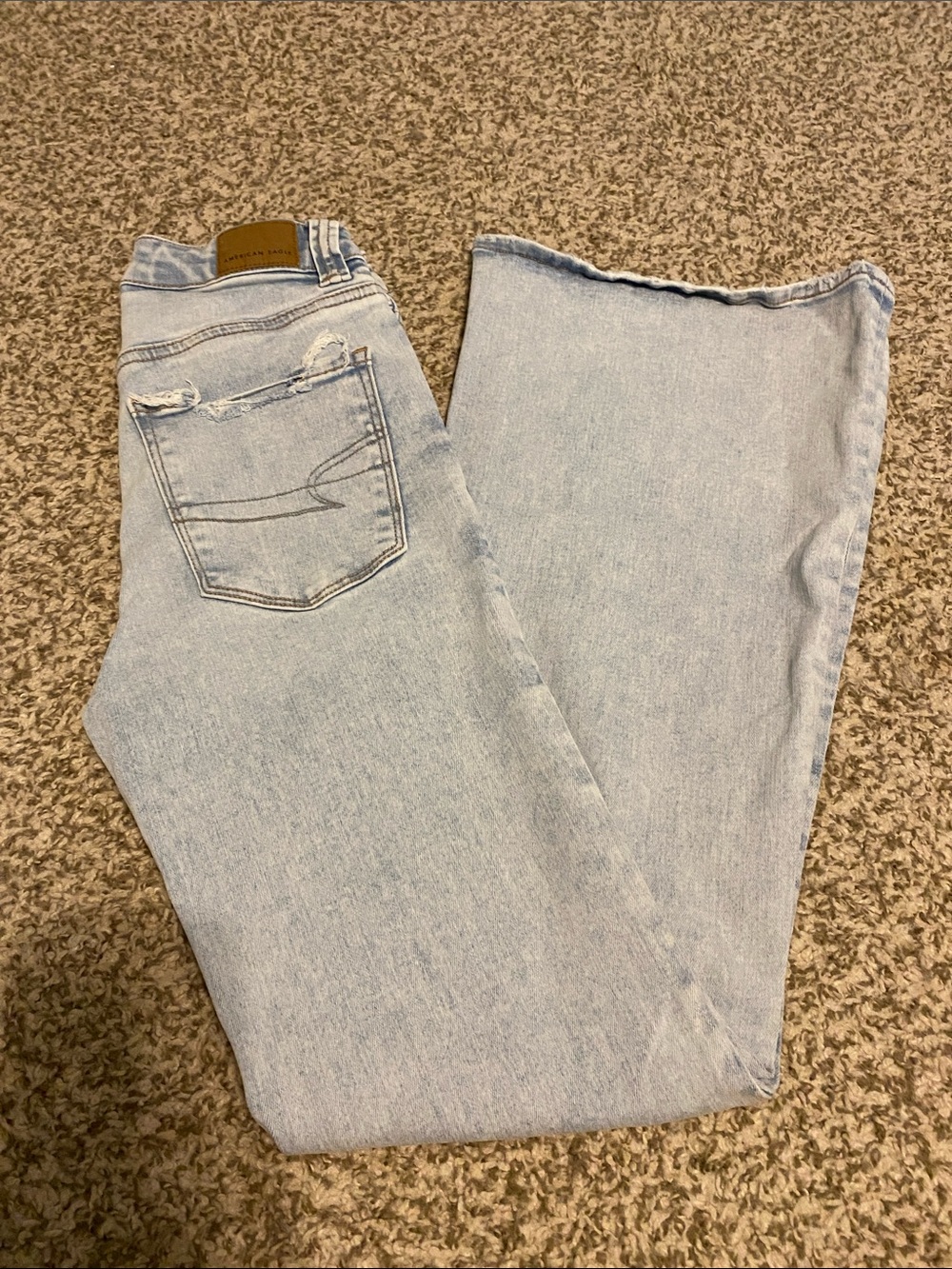 American Eagle Outfitters Light Blue Flare Jeans